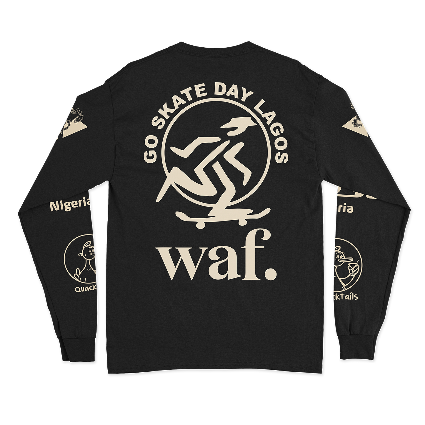 waf. GoSkateDay 23 Longsleeve tee