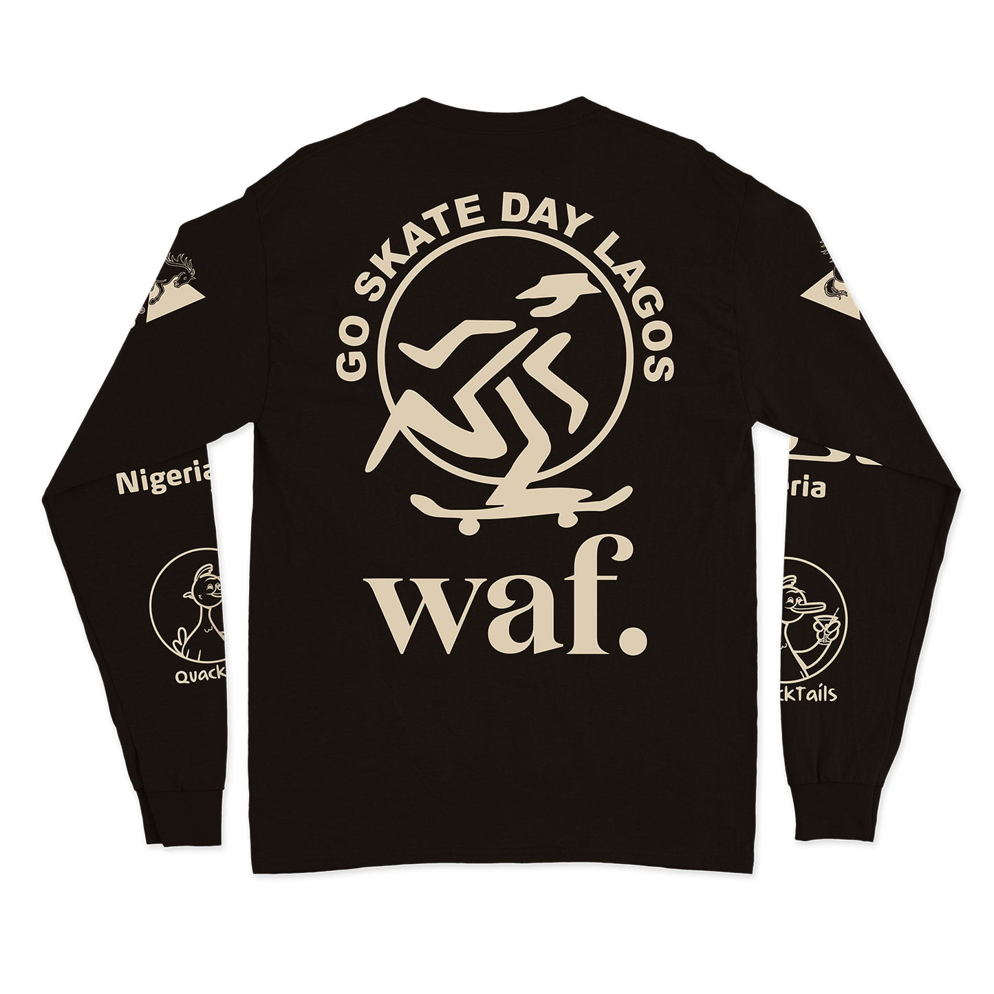 waf. GoSkateDay 23 Longsleeve tee