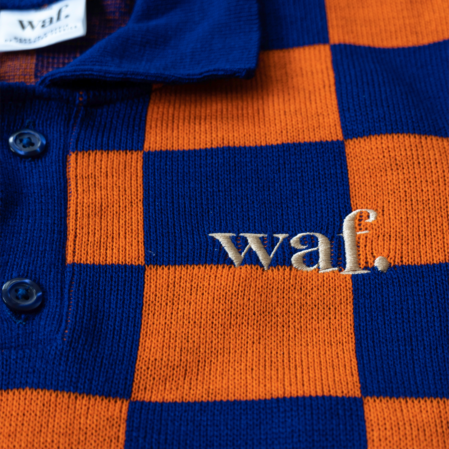 waf. classic box knit shirt