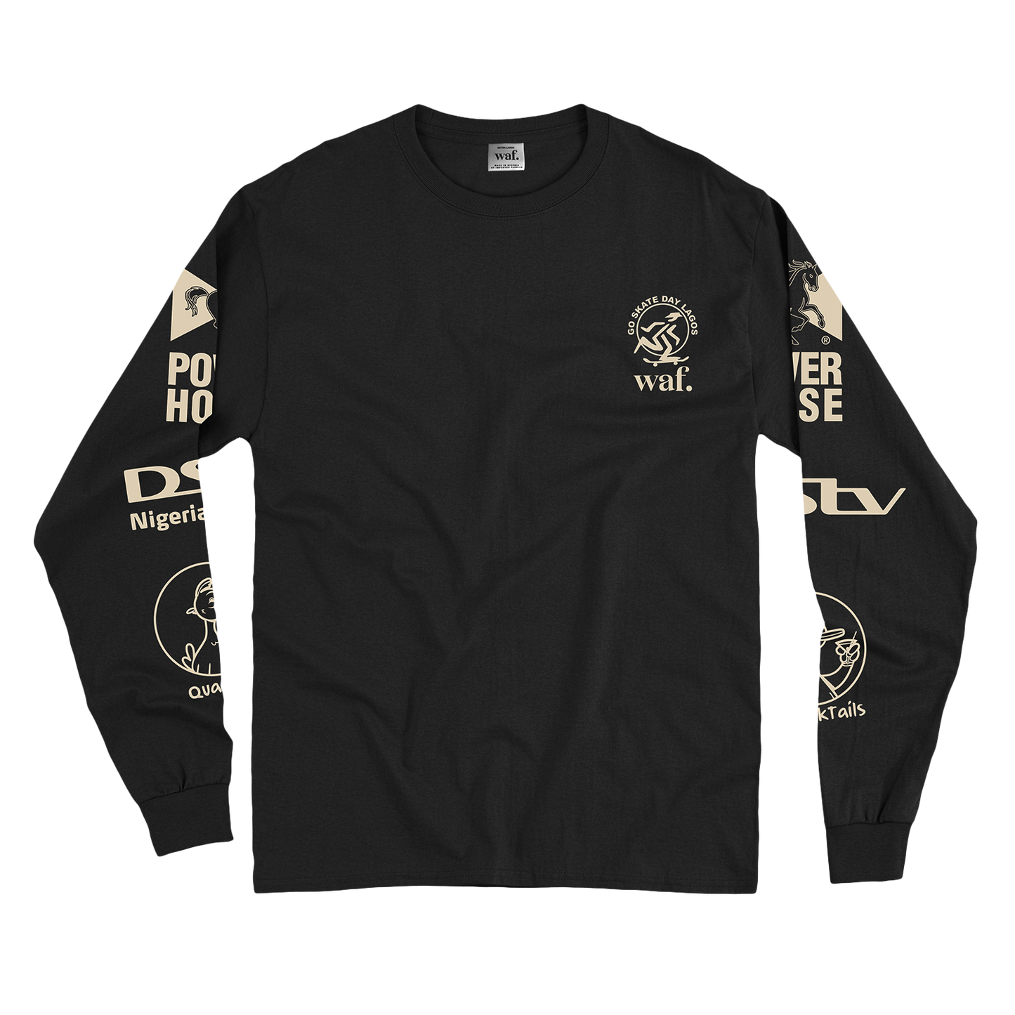 waf. GoSkateDay 23 Longsleeve tee