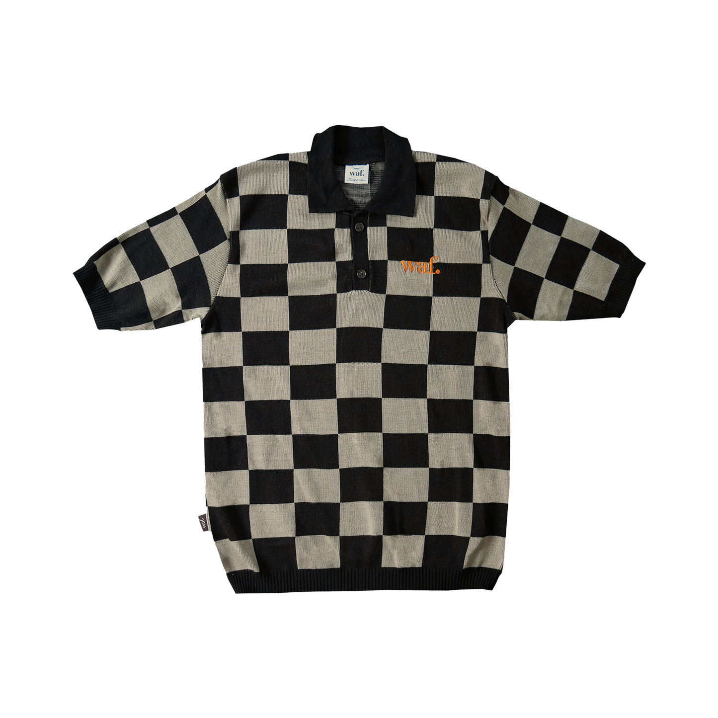waf. classic box knit shirt