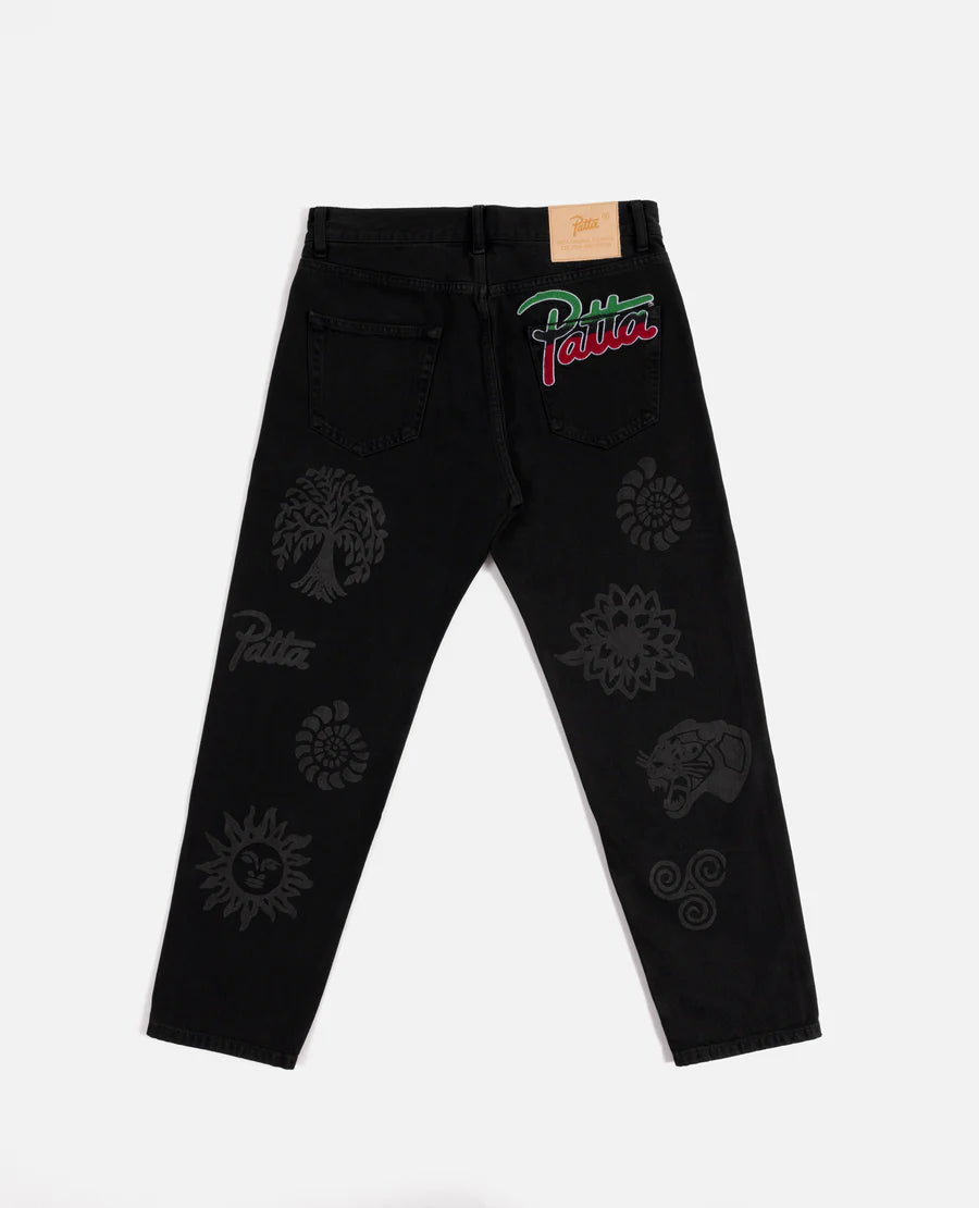 Patta Hope Love Peace Denim Pants