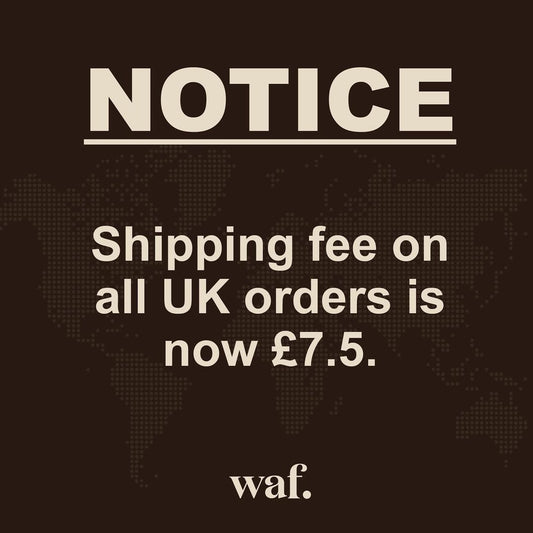 Notice: Shipping Fee Update