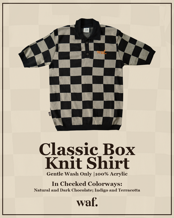 waf. Classic Knit Box Shirt