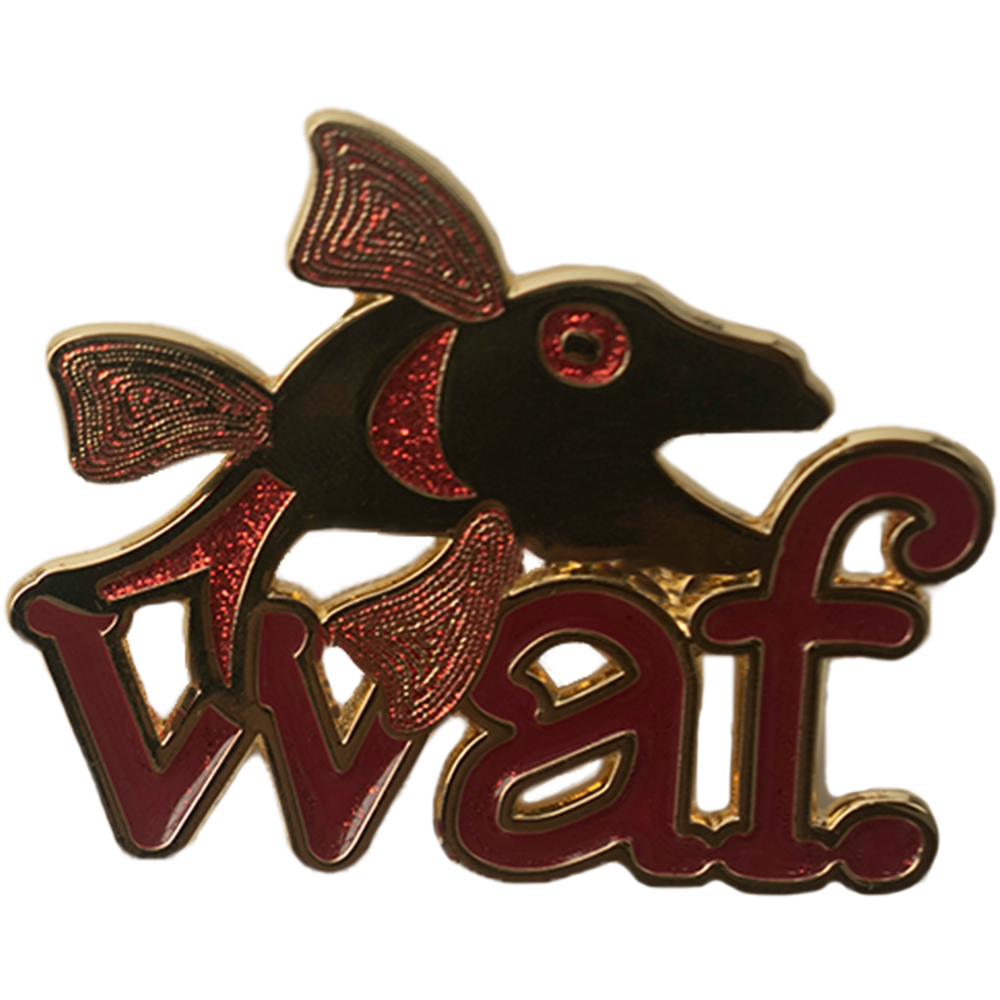 waf. EJA ENAMEL PIN (RED)
