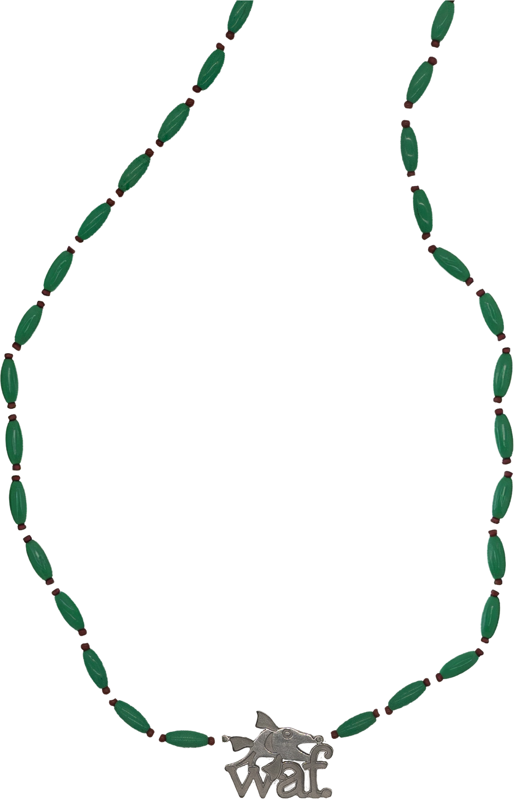 waf. ifá necklace (green)