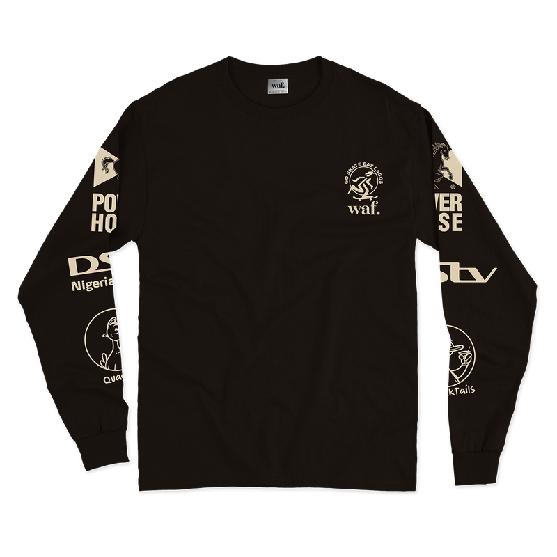 waf. GoSkateDay 23 Longsleeve tee
