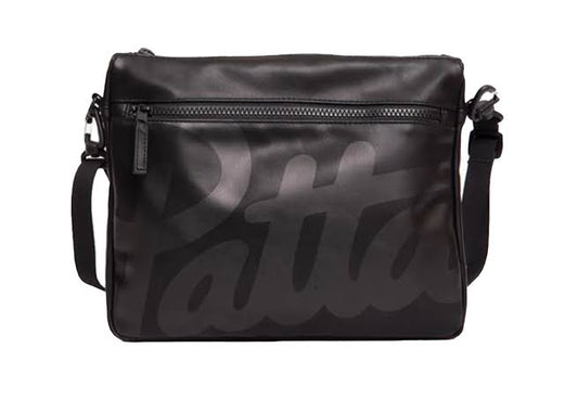 Patta Faux Leather Shoulder Bag