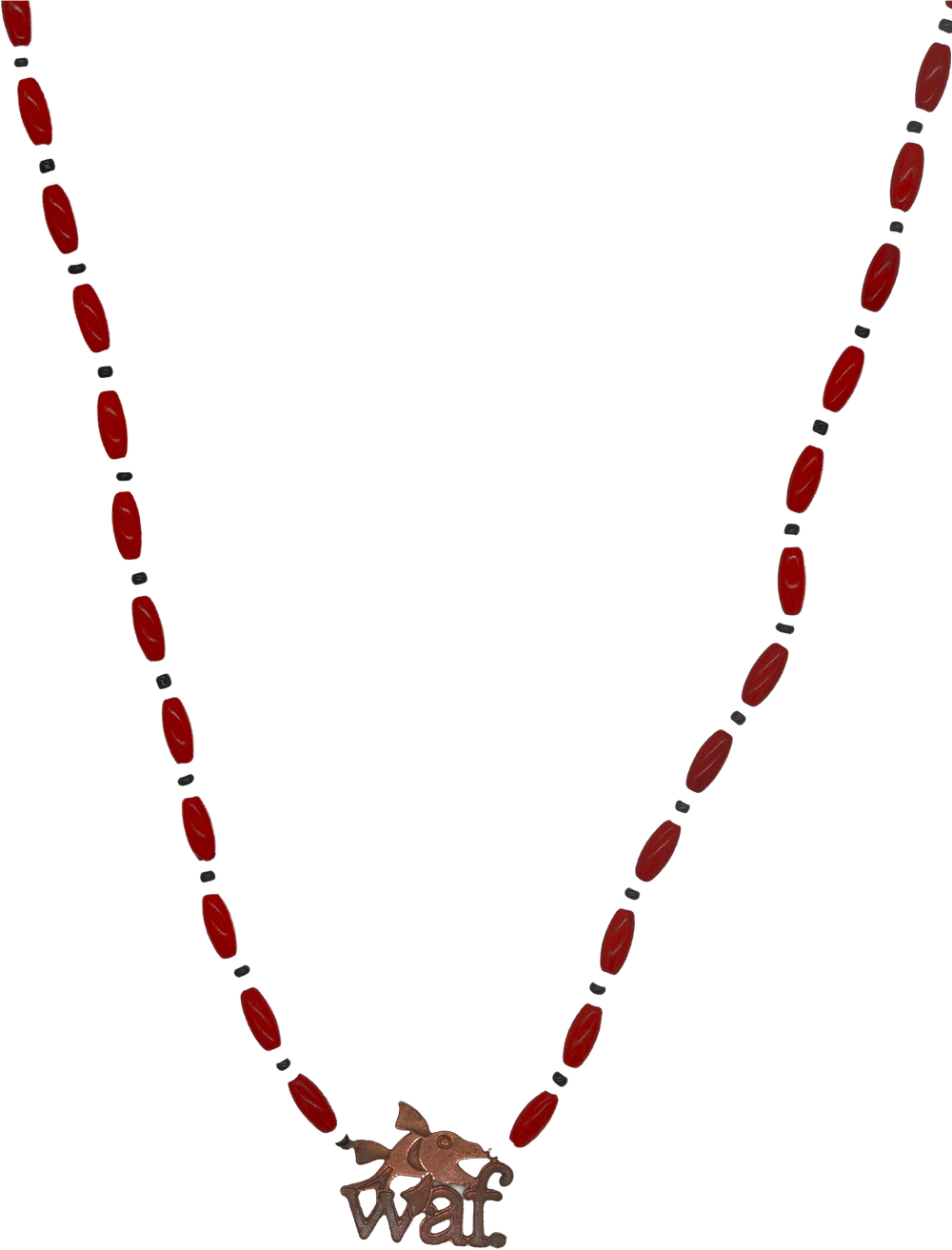 waf. ifá necklace (red)