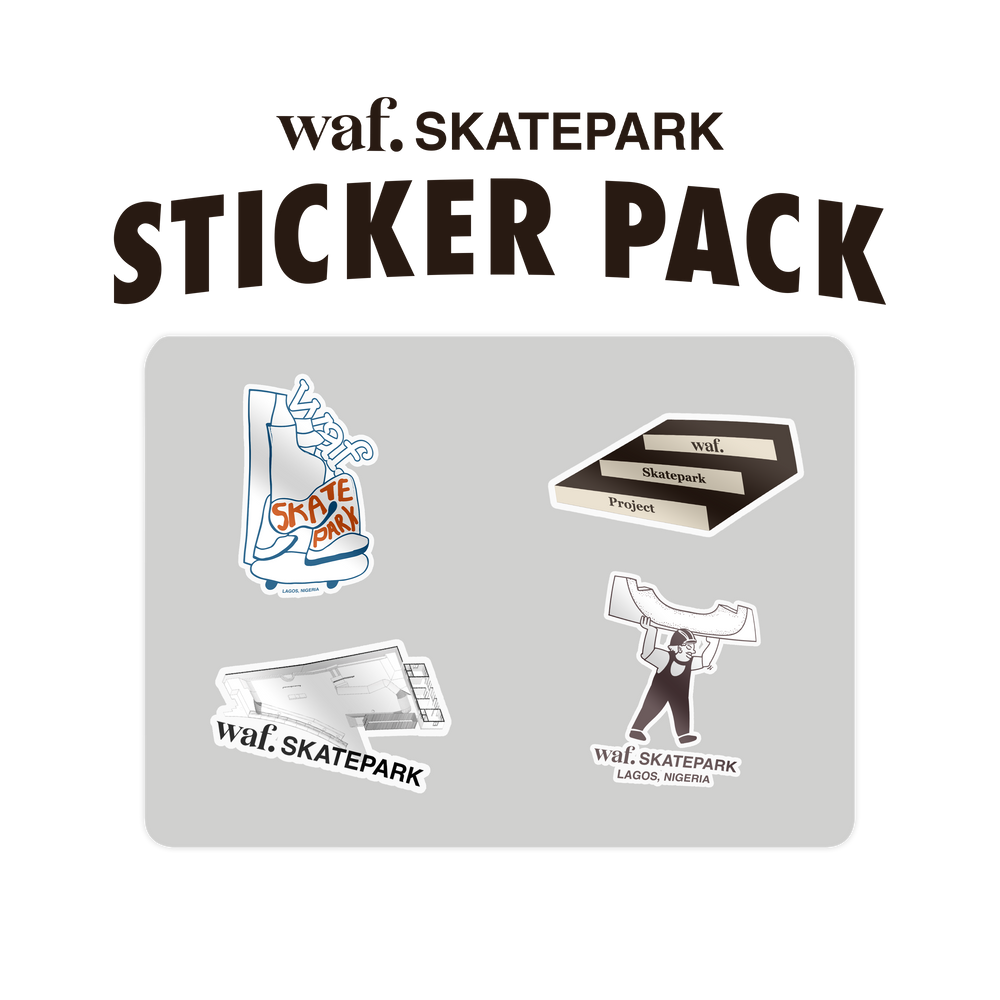 waf. Skatepark Sticker Pack