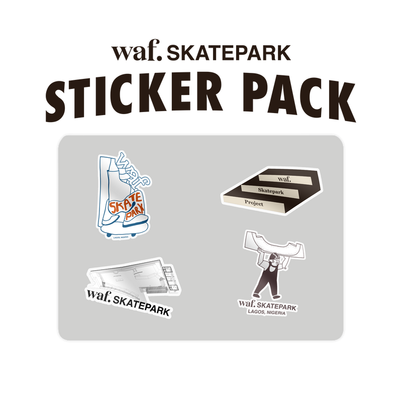 waf. Skatepark Sticker Pack